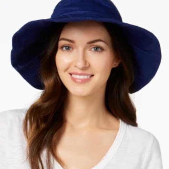 INC Packable Hat-Great For Rainy AND Sunny Days! CORAL OR BLUE - Picture 2 of 2